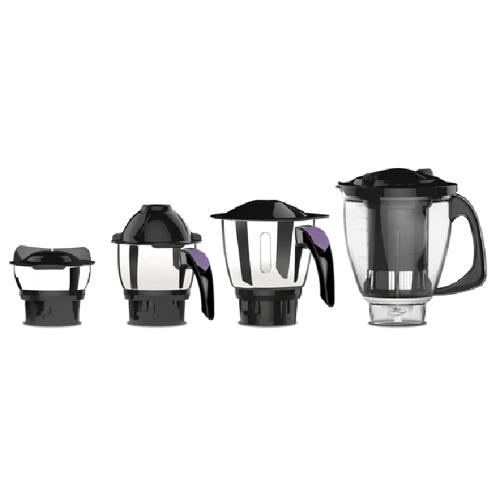 Vidiem Eva Premium 750W Mixer Grinder with 5 Jars (Lavendar)