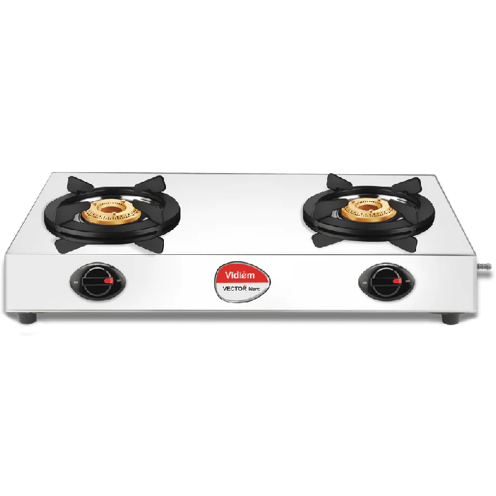 Vector Nero 2 Burner Gas Stove