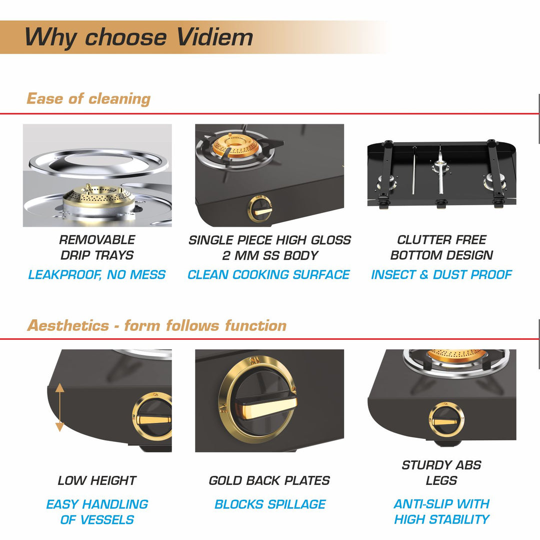 tusker gold gas stove features