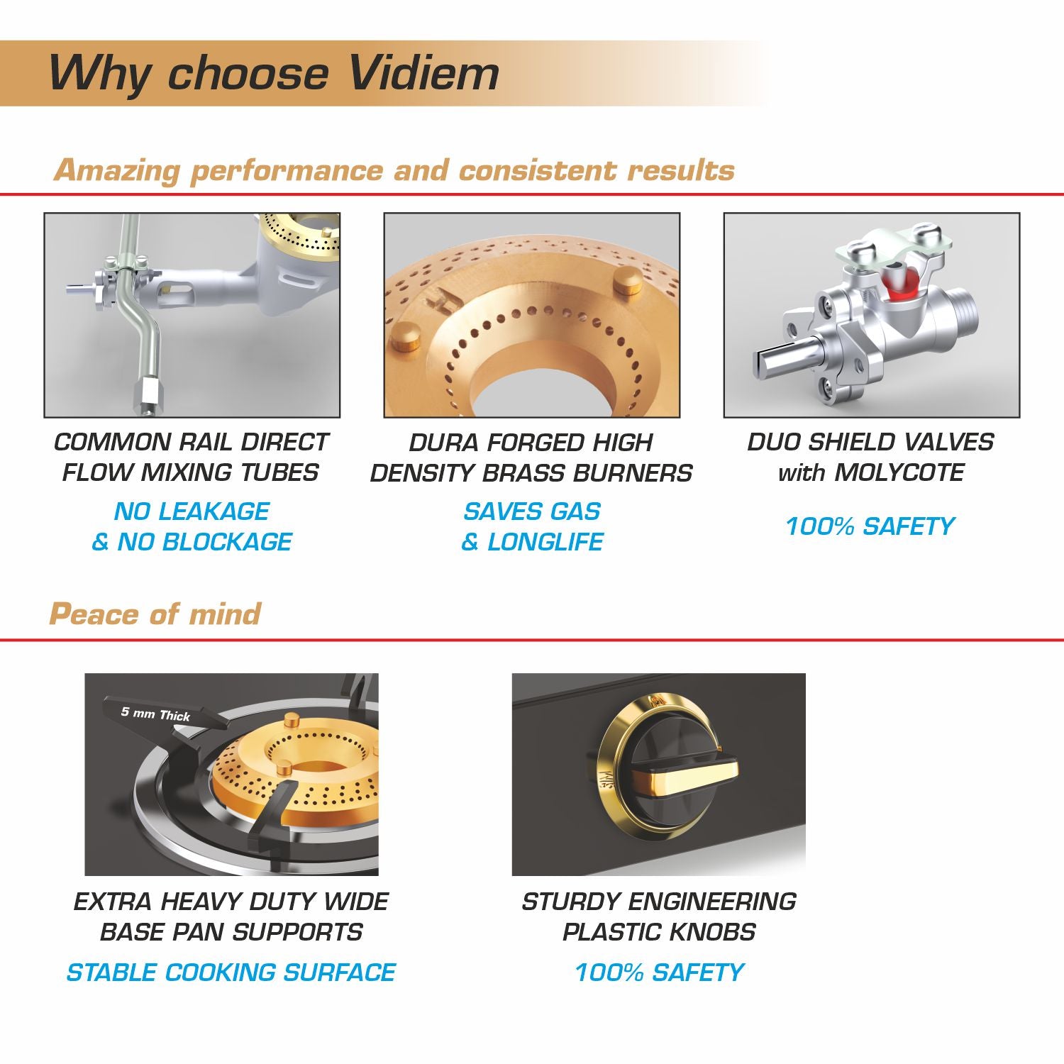 Buy Vidiem Tusker Gold 4 Burner SS Gas Stove - Vidiem Online Store