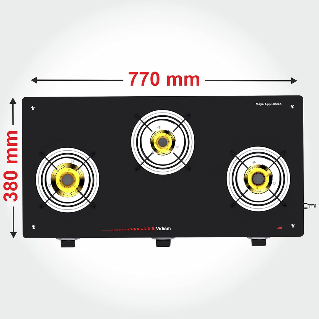 VIDIEM VANTAGE 3 BURNER GAS STOVE