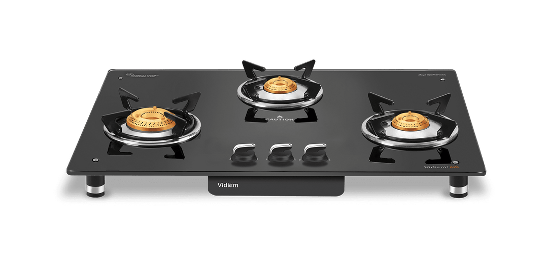 Vidiem Air Silver 3 Burner Gas Stove