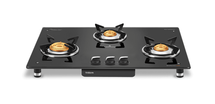 Vidiem Air Silver 3 Burner Gas Stove