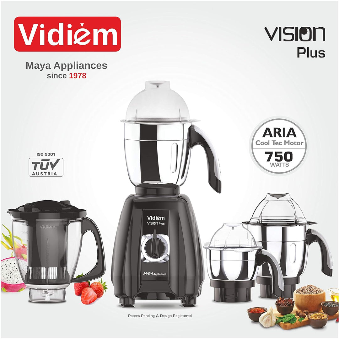 VIDIEM VISION PLUS 750W MIXER GRINDER