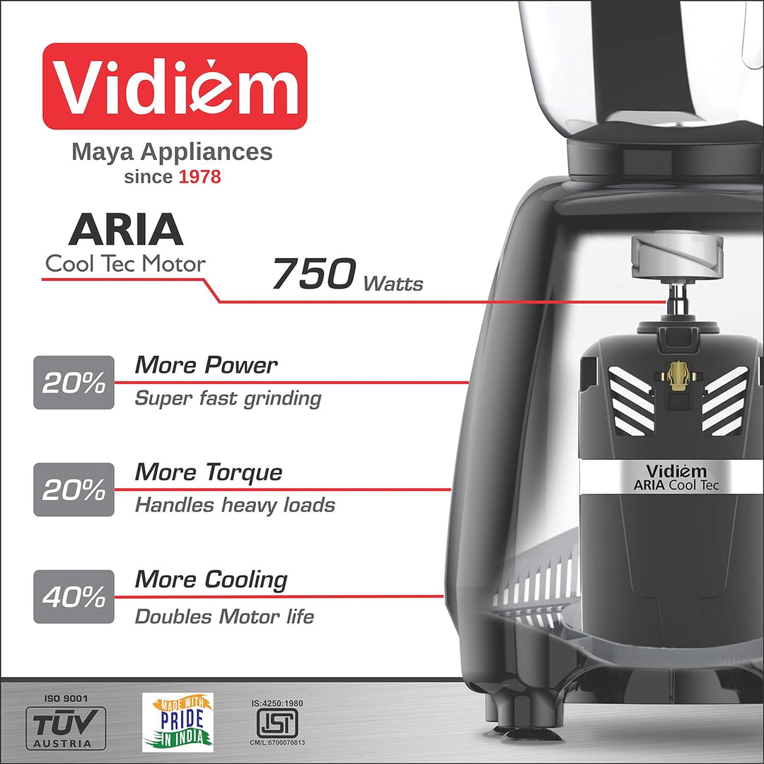 VIDIEM VISION PLUS 750W MIXER GRINDER