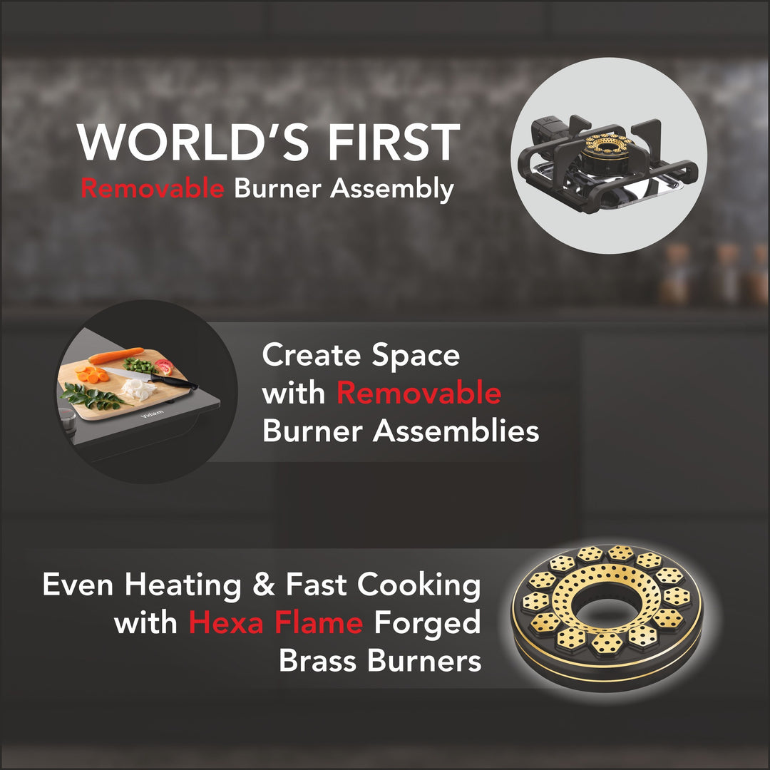 world first  removable burner Vogue